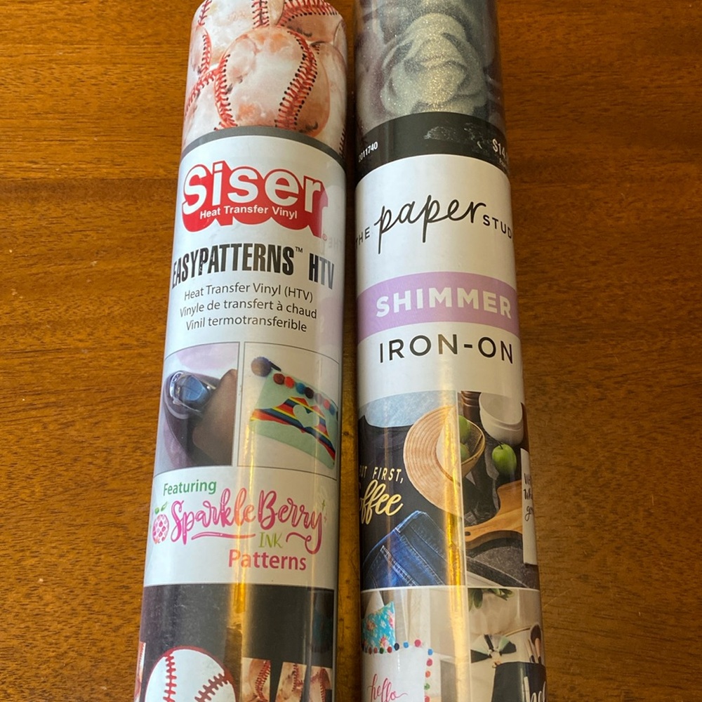 2 Rolls of Heat Transfer Vinyl. NEW! Without tags.